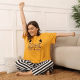 Yellow Gothic Ladies NightSuit Yellow Gothic Ladies NightSuit