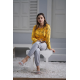 Yellow Grey Bear Ladies NightSuit Yellow Grey Bear Ladies NightSuit