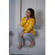 Yellow Grey Bear Ladies NightSuit Yellow Grey Bear Ladies NightSuit