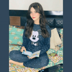 Blue Micky Ladies NightSuit 