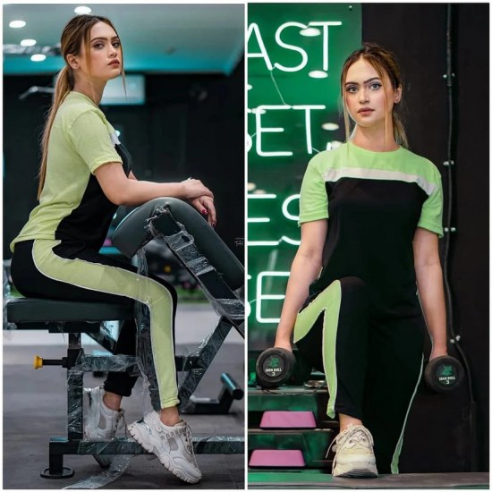 Green Stylish Women Track Suit