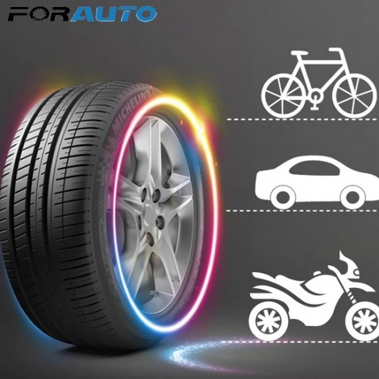 Waterproof Led Wheel Tyre LED Light with Motion Sensor Pack Of 4