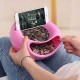 Lazy Snack Bowl With Mobile Holder