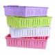 Plastic Storage Baskets Stackable Organizer With Partitions