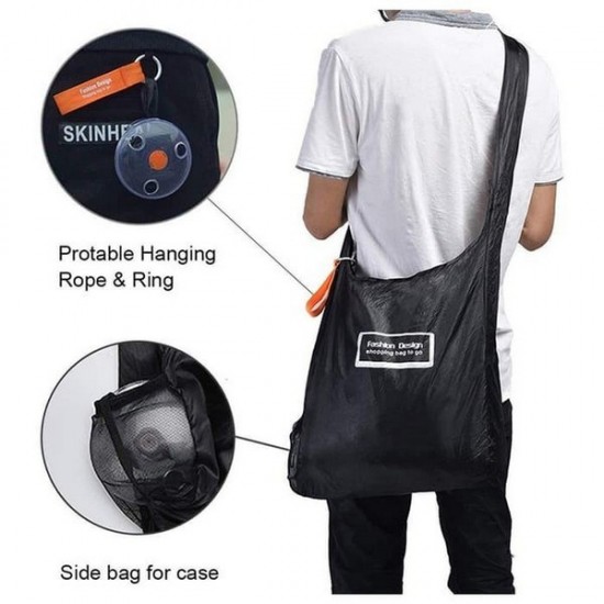 Portable Shopping Bag To Rollup