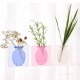 Silicone Sticky Magic Vase Stick On The Wall Flower Pot