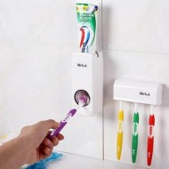 Toothpaste Dispenser With Holder