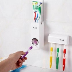Toothpaste Dispenser With Holder