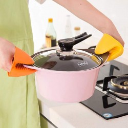 Silicone Hot Pot Holder Cooking Finger Protector 1 Piece