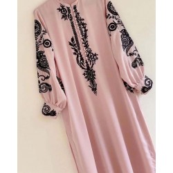 030 Pink Georgette 3 Pieces Ladies Ready to Wear 