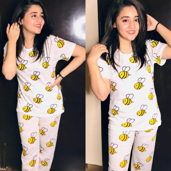 Honey Bee Ladies Night Suit