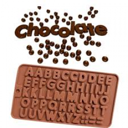 Alphabets Silicone Chocolate and Candy Mold 