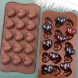 Silicone 15pc Heart Dot Chocolate Mold