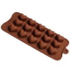 Silicone 15pc Heart Dot Chocolate Mold