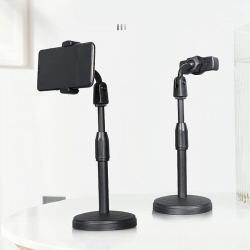 Cell Phone Holder Plastic Extendable with Thickened Base for Live Streaming