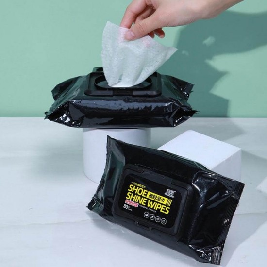 Shoes Shine Cleaning Premium Wipes  